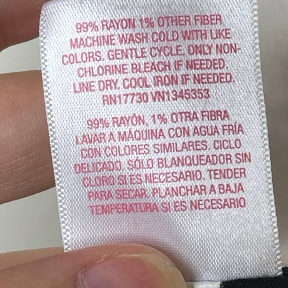 XHILARATION | Lightweight Black Short Sleeve Blouse Gold Stitch Top | Size S - Picture 8 of 10